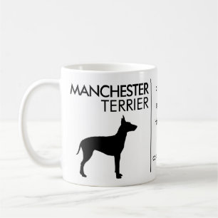 Taza De Café Manchester Terrier, raza del perro