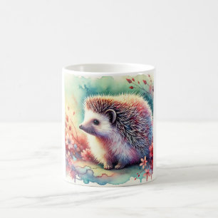 Taza De Café Manchurian Hedgehog 080824AREF144 - Watercolor