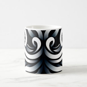 Taza De Café Mandalá abstracto geométrico sagrado Zen minimalis