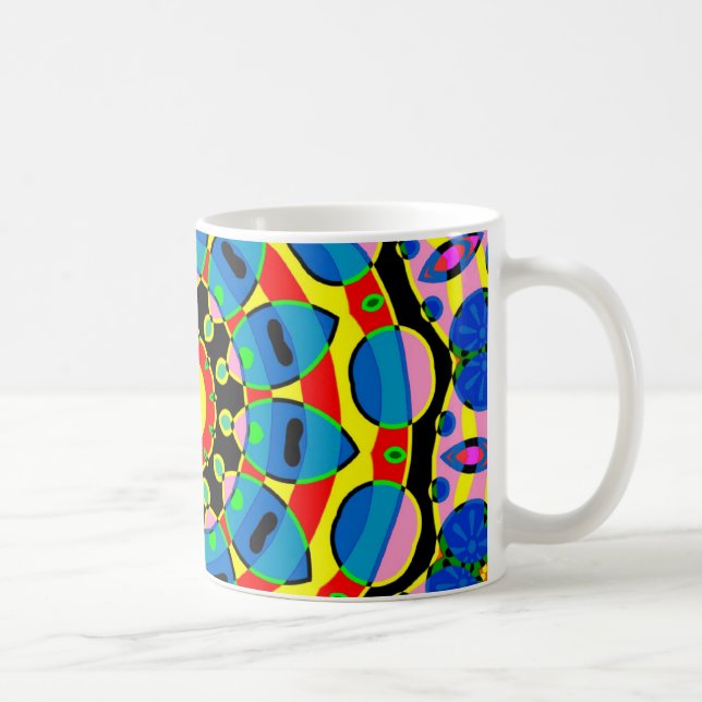 Taza De Café Mandala colorida (Derecha)