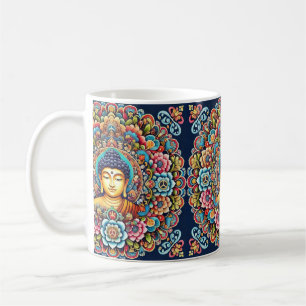 Taza De Café Mándala con buda