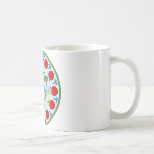 Taza De Café Mandala de Apple - azul