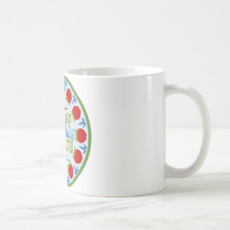 Taza De Café Mandala de Apple - azul