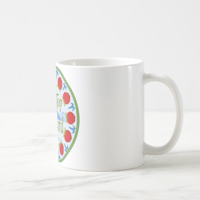 Taza De Café Mandala de Apple - azul (Derecha)