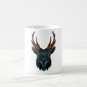 Taza De Café Mandalá de Ciervos