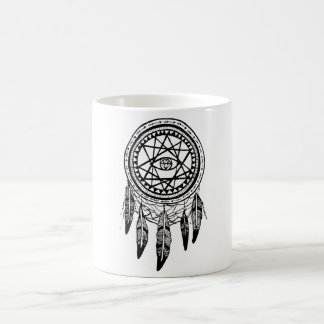 Taza De Café Mandala de la búsqueda de Dreamcatcher Vision