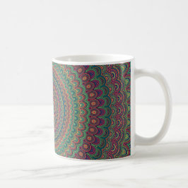 Taza De Café Mandala de la flor