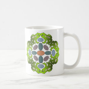 Taza De Café Mandala de la rana