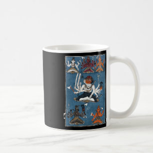 Taza De Café Mandalá de meditación de yoga hindú Shiva