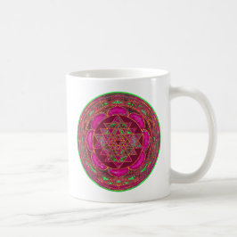 Taza De Café Mandala de Sri Lakshmi Yantra