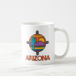Taza De Café Mandala del desierto Arizona