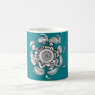 Taza De Café Mandala del fuego