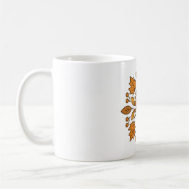 Taza De Café Mandala floral de otoño