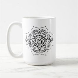 Taza De Café Mandala, superviviente del cáncer