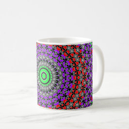 Taza De Café Mandala tribal del edredón