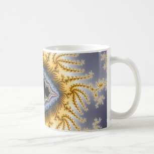 Taza De Café Mandel Azul - Mug Fractal