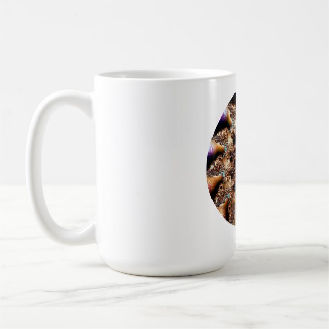 Taza De Café Mandelbrot Fractal (Izquierda)