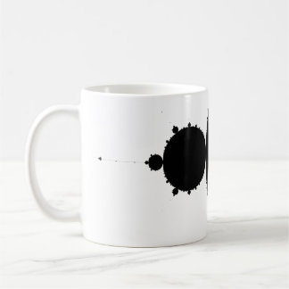 Taza De Café mandelbrot. monocromático