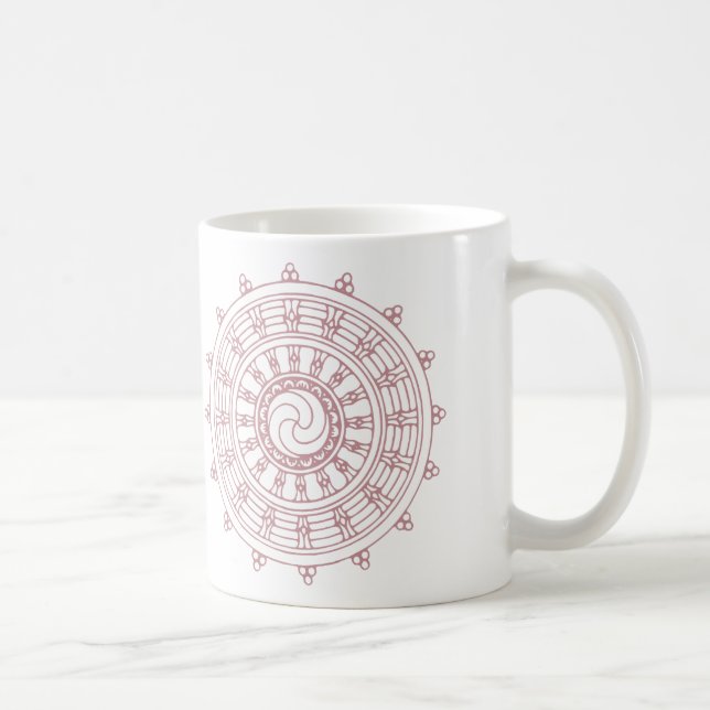 Taza De Café mandella rosa (Derecha)