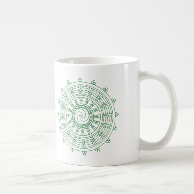 Taza De Café mandella verde (Derecha)