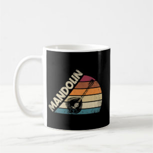 Taza De Café Mandolin Lover Mandolinist Silhouette