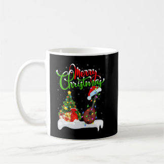 Taza De Café Mandolin Lover Music Lover Xmas Encendiendo Santa 