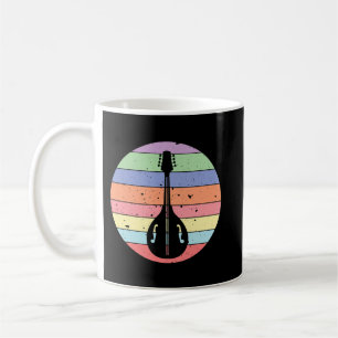 Taza De Café Mandolin Lover Retro Vintage Sunset Style 70s 80s