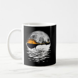 Taza De Café Mandolin Lover Trees Reflection 80s Retro Full Moo