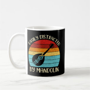 Taza De Café Mandolin Lover Vintage Mandolin Music Lover Fácilm