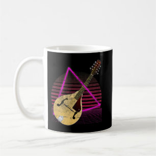 Taza De Café Mandolin Lover Vintage Mandolin Vaporwave 80 Aest