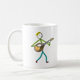 Taza De Café Mandolin Playing Stickman