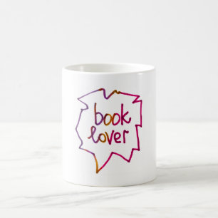 Taza De Café Manejo de marcadores de frase de amante de libros