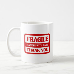 Taza De Café Manejo Frágil con cuidado