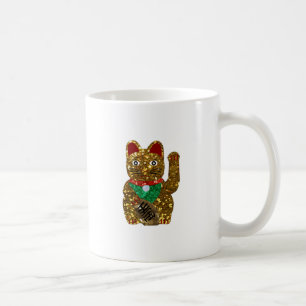 Taza De Café maneki neko cat