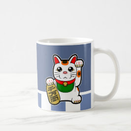 Taza De Café Maneki Neko: Gato afortunado japonés