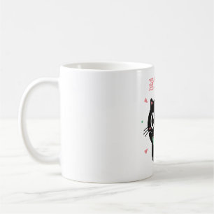Taza De Café Maneki Neko, un gato negro afortunado