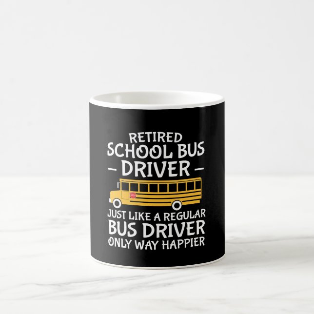 Taza De Café Manera del conductor del autobús escolar del (Centro)