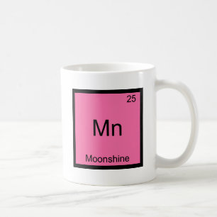 Taza De Café Manganeso - Camiseta divertida del símbolo del