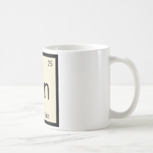 Taza De Café Manganeso - Tabla periódica de la química del