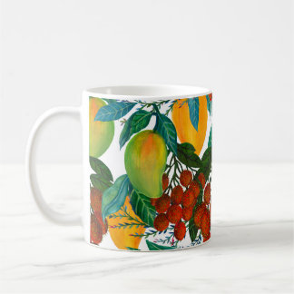 Taza De Café Mango exótico: verano sin mar