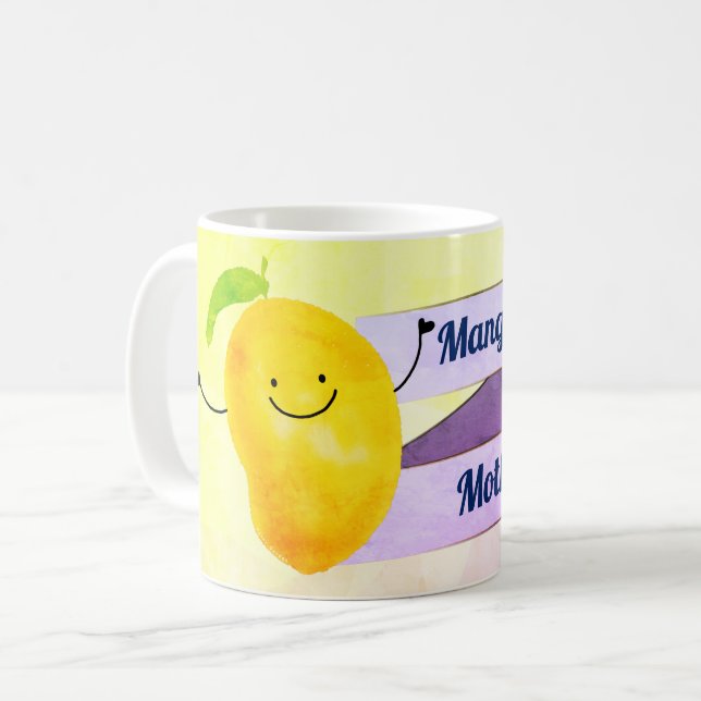Taza De Café Mango Pun Positivo - Madre Mangonificante (Anverso izquierdo)