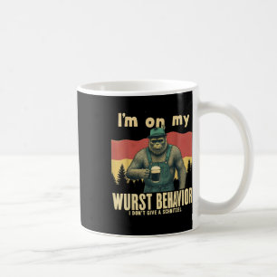 Taza De Café Manguera retro de plomo divertida de Sasquatch ale