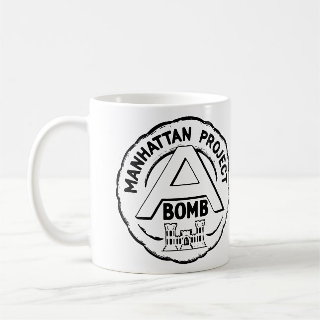 Taza De Café Manhattan Project Los Alamos, Nuclear WW2 (Izquierda)