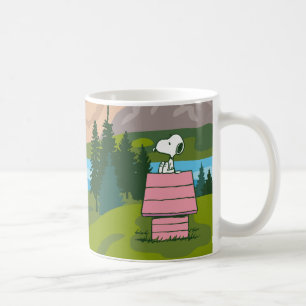 Taza De Café Maní   Snoopy & Woodstock El Gran Exterior