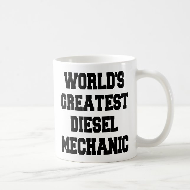 Taza De Café Mánica diesel más grande del mundo (Derecha)