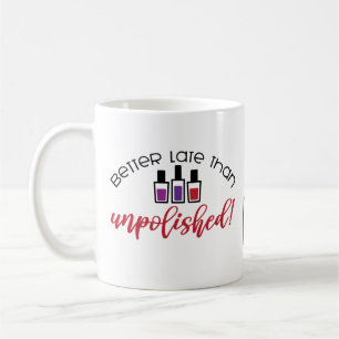 Taza De Café Manicurista Técnica de Uñas Cosmética Salón de Man