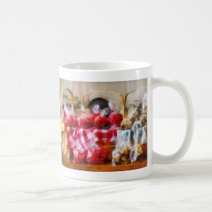Taza De Café Maníes cubiertos de helado y chocolate