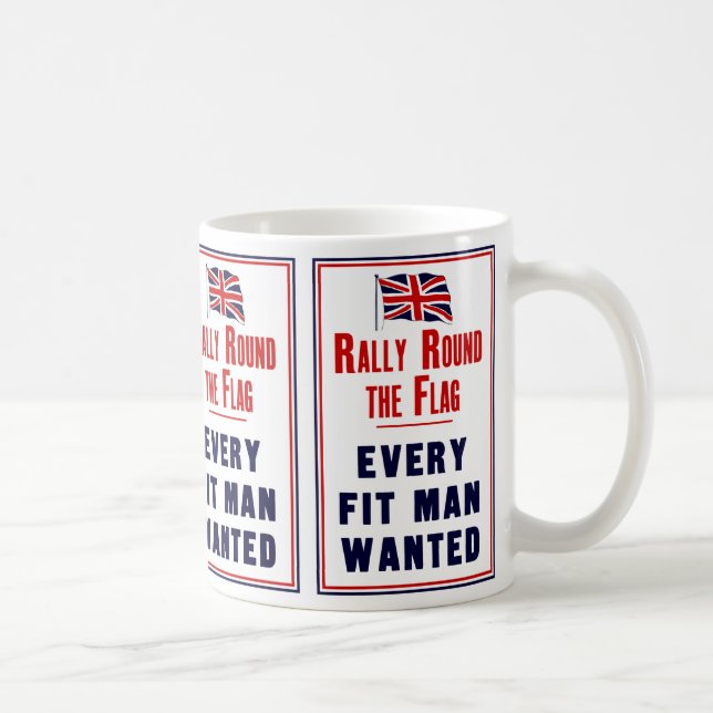 Taza De Café Manifestación alrededor de la bandera ~ Todo hombr (Derecha)