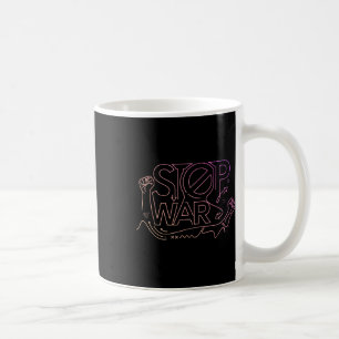 Taza De Café Manifestación contra la guerra de activistas por l