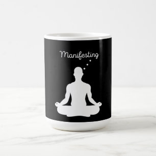 Taza De Café Manifiesto de la meditación visual para vibracione